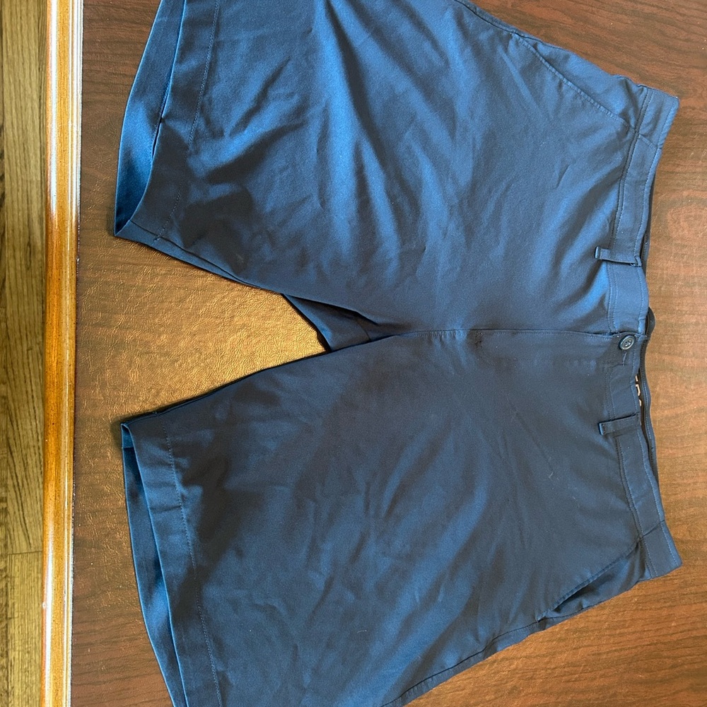Xersion Men's Navy Flat Front Shorts